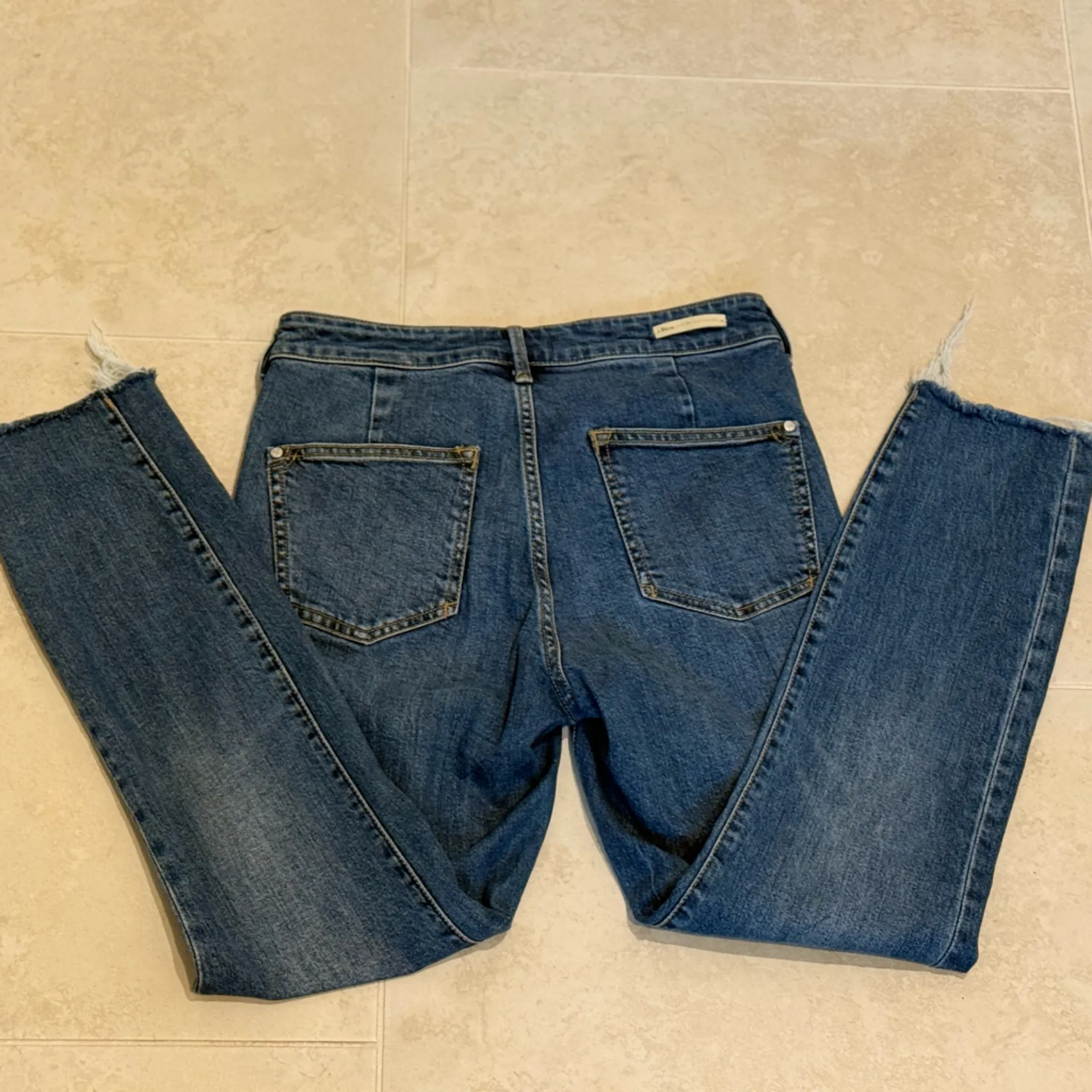 Pilcro By Anthropologie Womens Blue The skinny 5 Pocket Jeans Size 25 - Image 6