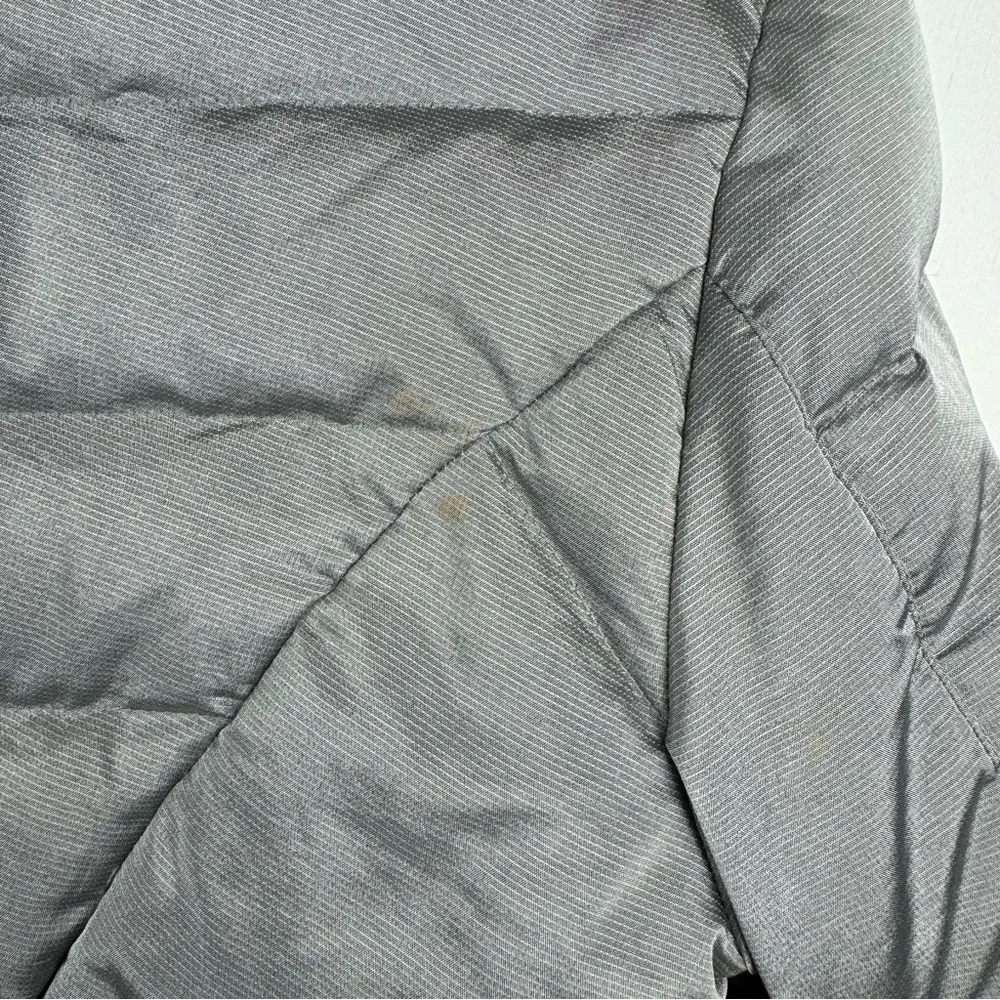 Eddie Bauer Goose Down Puffer Jacket Silver Grey Womens Sz Medium - Image 15