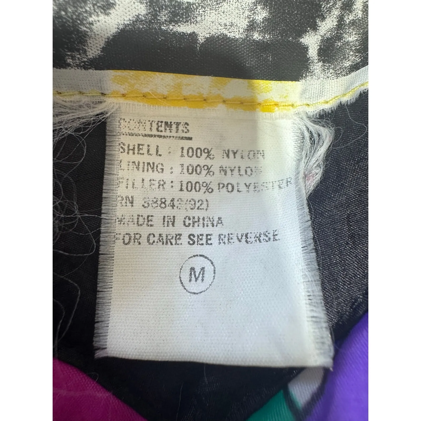 Izzi Vintage 80s 90s Ski Jacket‎ Black Teal Colorblock Retro Snowboard Coat Med - Image 6