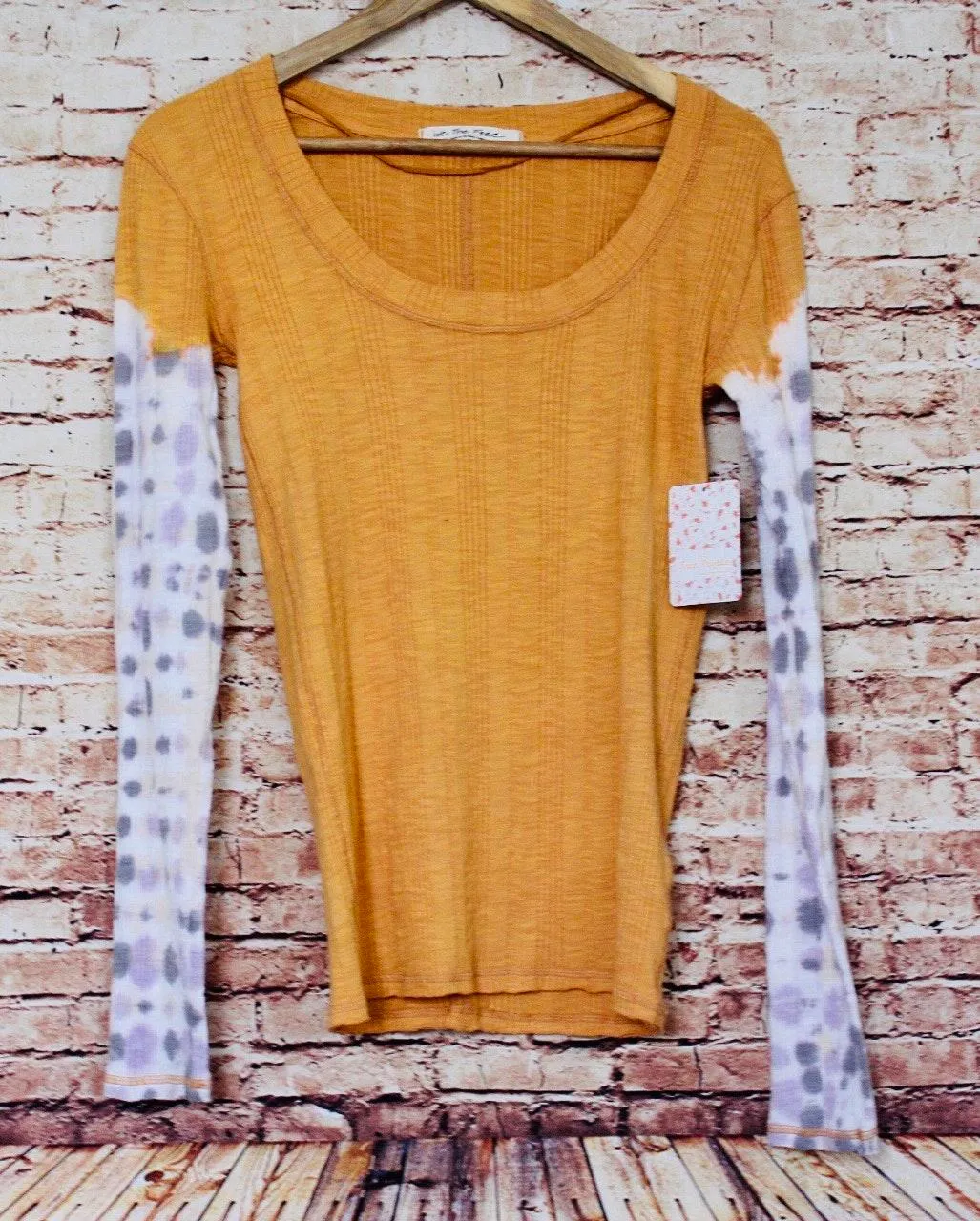 | Amber Combo Scoop Neck Big Sur Copper Long Sleeve - Image 3