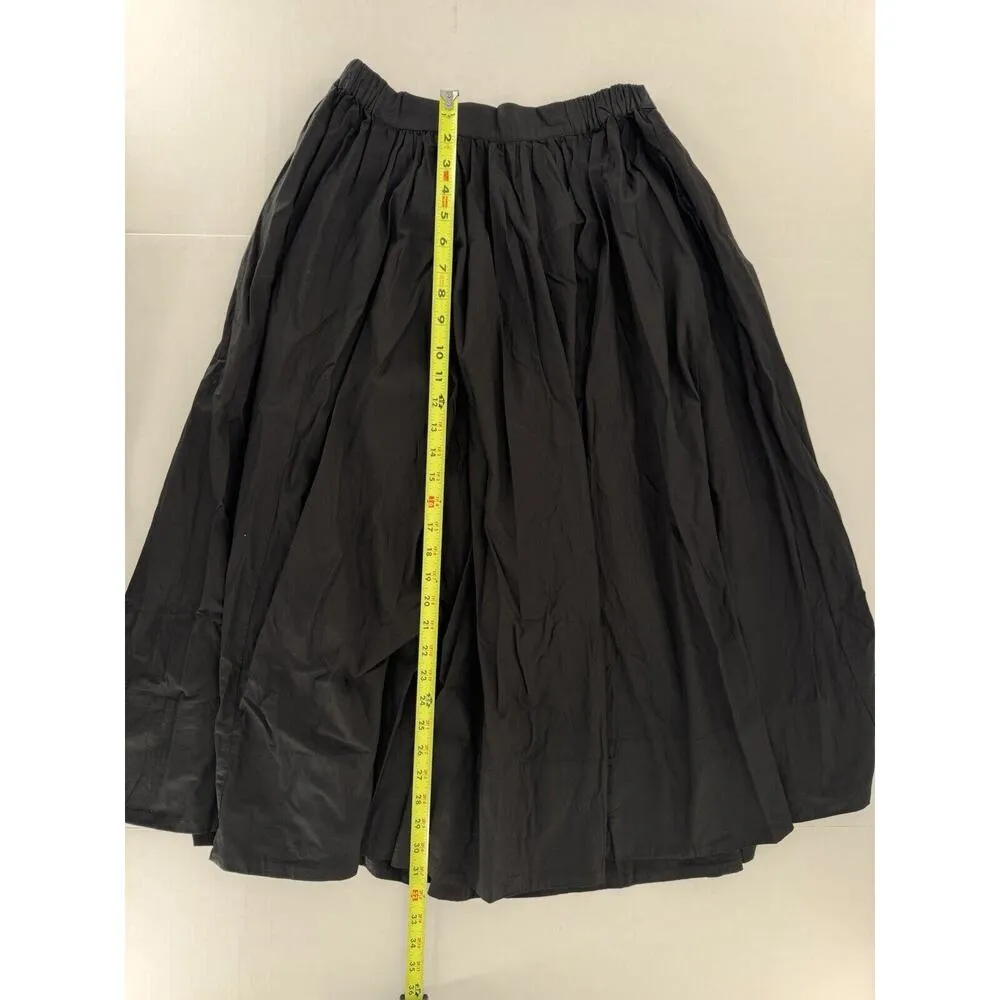 Free People Skirt Sz S Black Witchy Grunge Whimsigoth Minimalist Fairy Romantic - Image 8