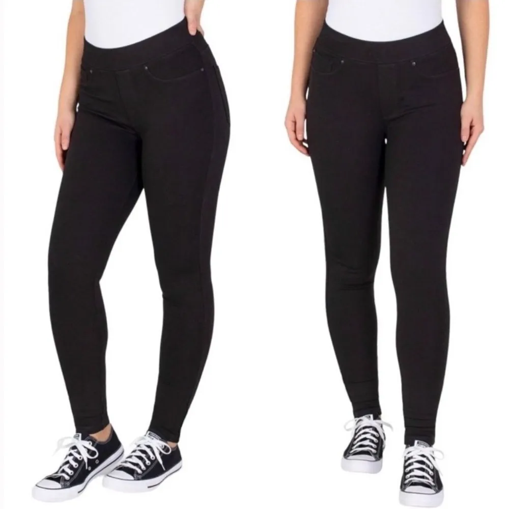 Seven7  Pull On Legging Black Soft Knit Pants Small - Image 3