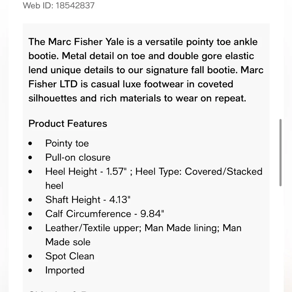 Marc Fisher  Black Patent Leather Yale Pointy Toe Ankle Boots Sz 9M - Image 4