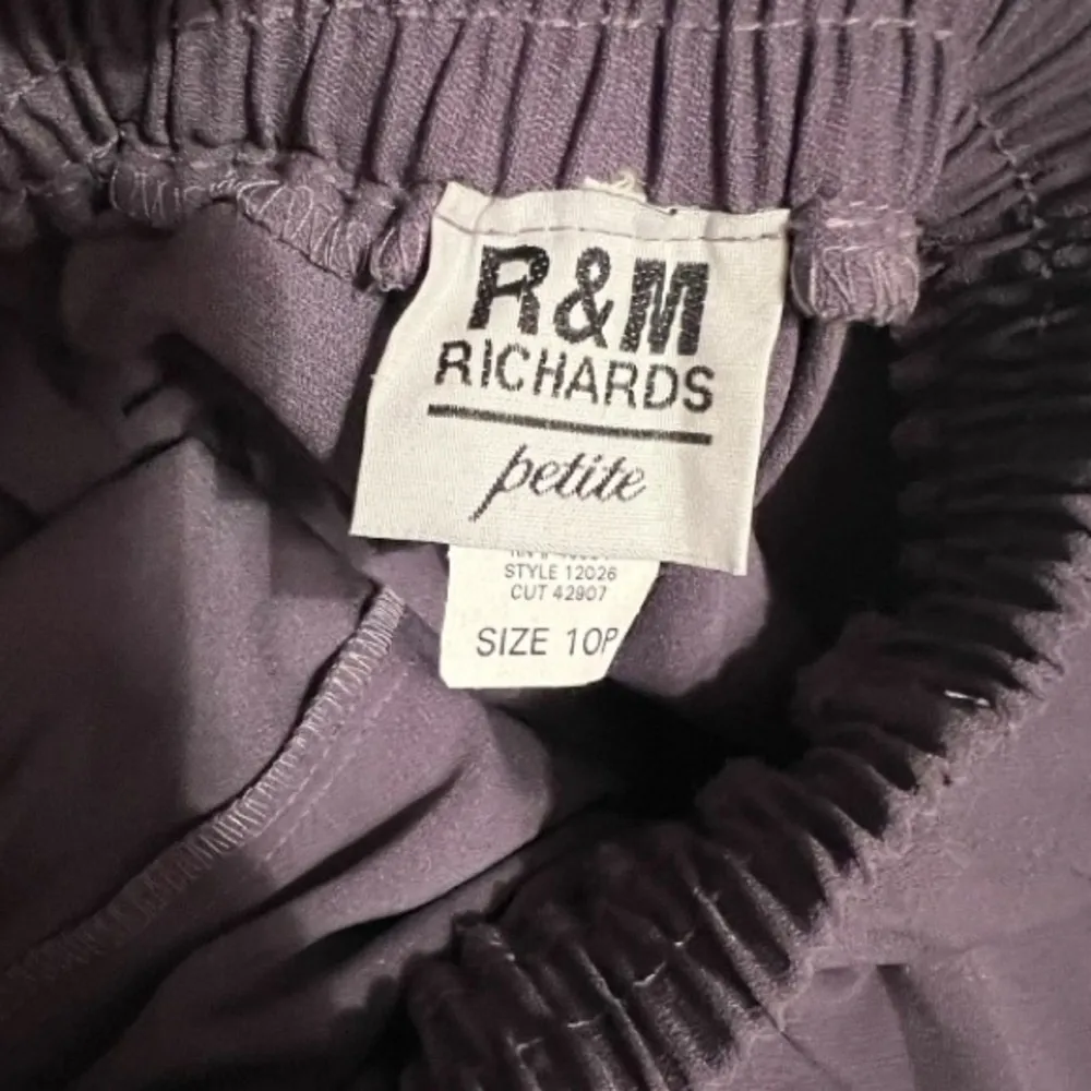 Vintage‎ R&M Richards Polyester Pantsuit Purple Size 10P - Image 11