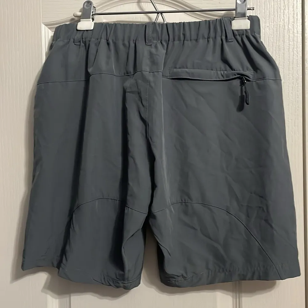 💖 Little Donkey Andy Gray Steel Gray Quick Dry Stretch Shorts Size L - Image 3
