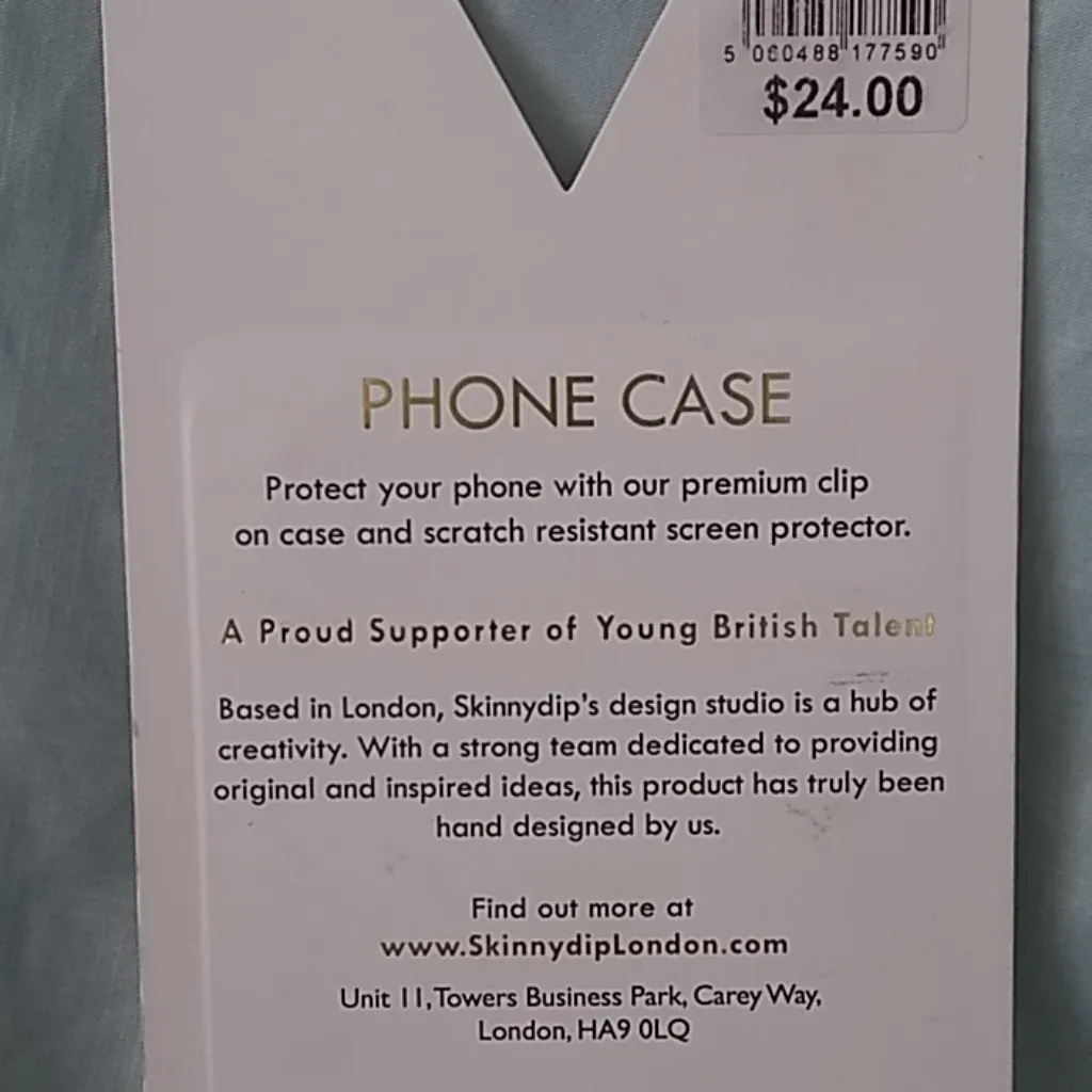 FINAL MARKDOWN NIP Skinny Dip Phone Case for iPhone 6 6s or 7 - Image 7