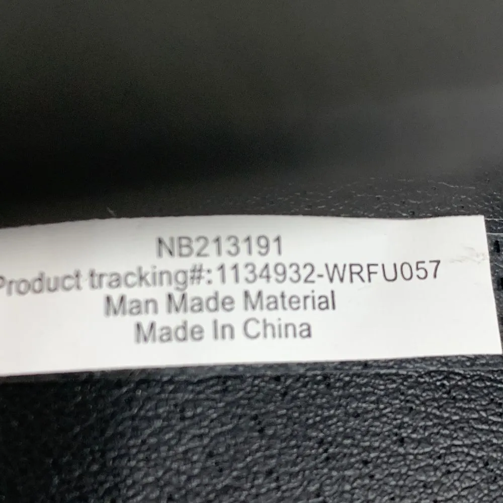 NOBO Black Leather‎ Belt Bag Convertible Crossbody Chain Strap Mini Purse 2X NWT - Image 7