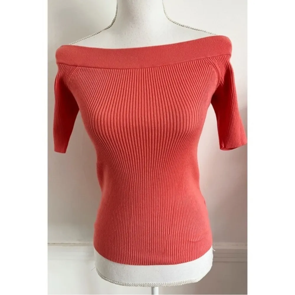 Anthropologie • Minuet Coral Off Shoulder Knit Sweater - Image 82