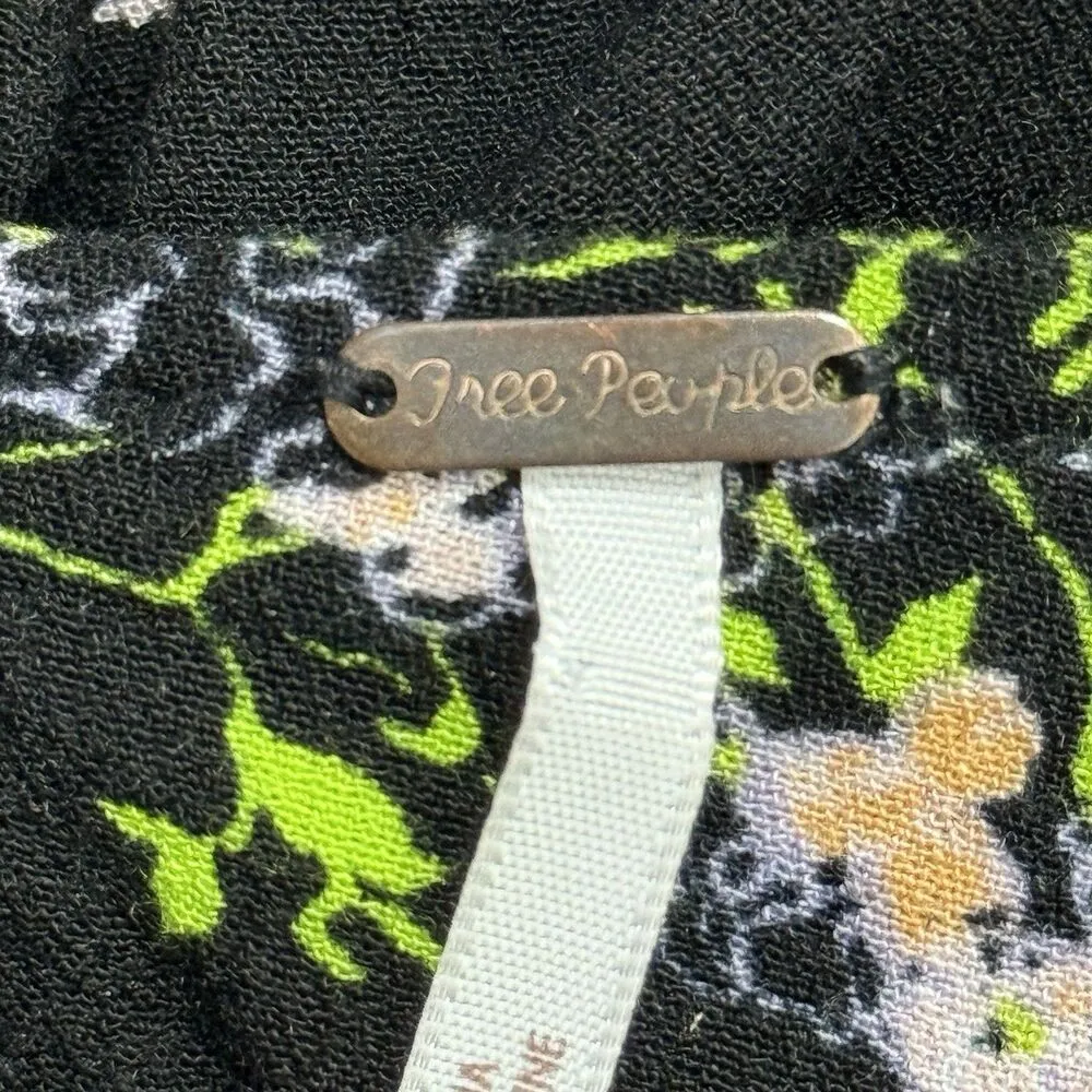 Free People Lovely Printed Tie Tunic boho country sleeveless festival women S - Image 2