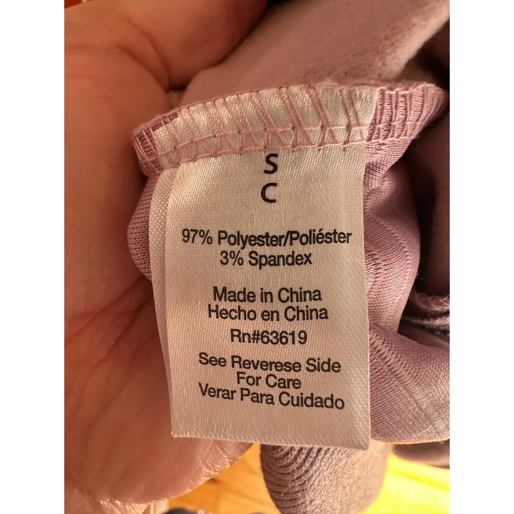 The Sweatshirt Project Mauve Ribbed Side Zip Mock Neck Pullover Sweatshirt S Pink Size undefined - Image 9