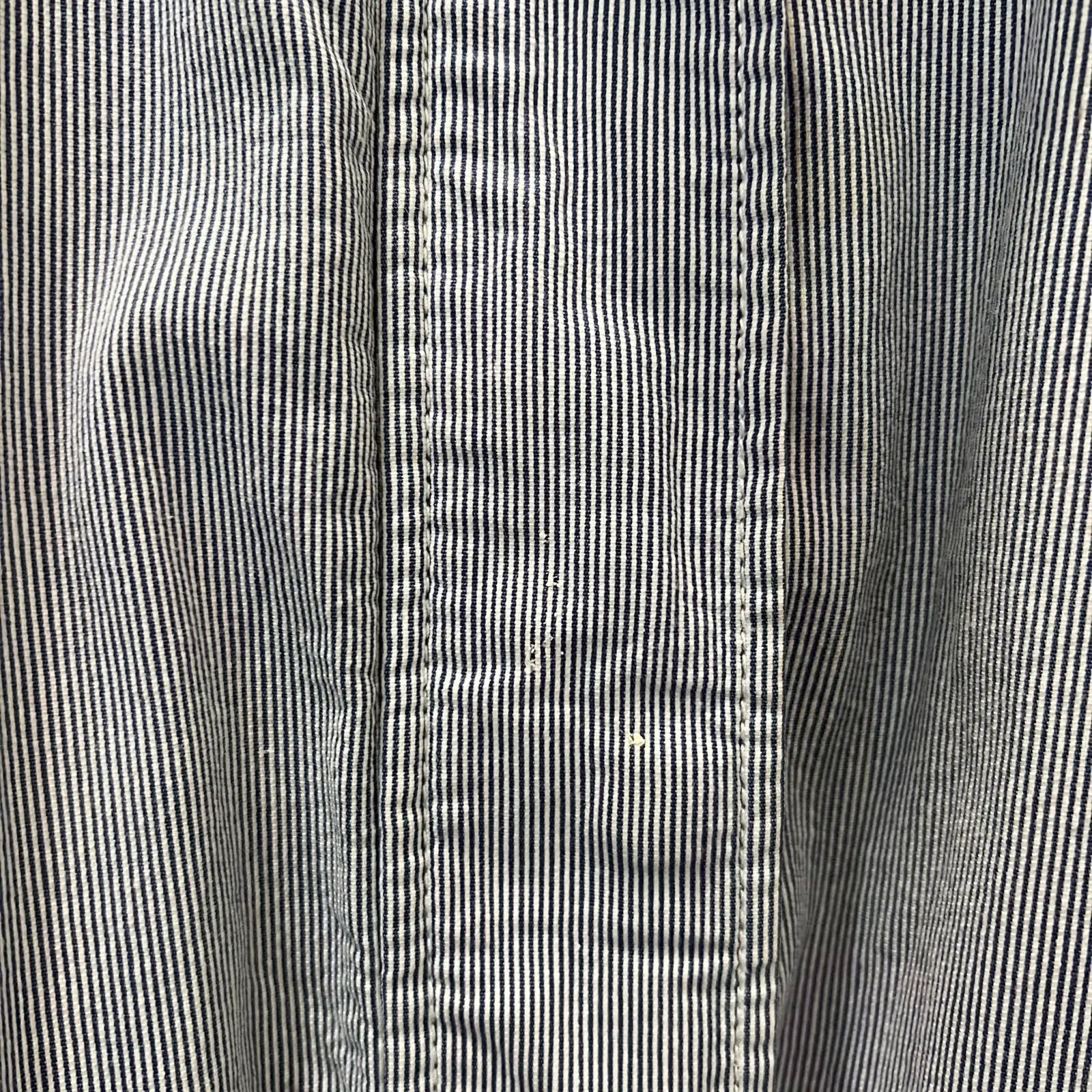 Gap Seersucker Jacket Blue White Size Medium Hooded - Image 13