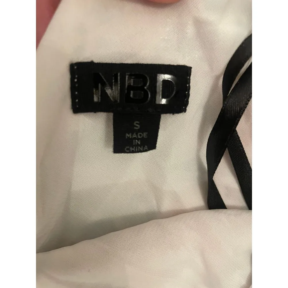 NWOT Y2K style slouch front asymmetrical REVOLVE NBD floral mini dress small‎ - Image 3