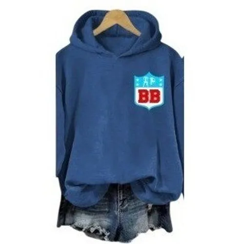 Retro Bad Bunny Blue Hoodie w/ Puerto Rican Coqui Size XL - Image 3