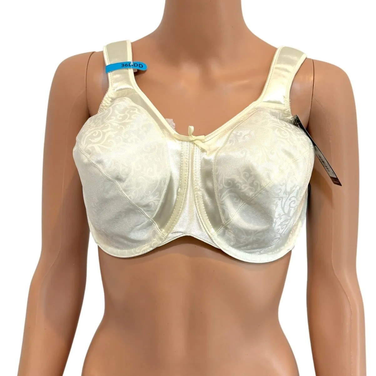 Bali 36DDD minimizer Satin Tracings underwire full coverage bra BC 2566 - Image 13