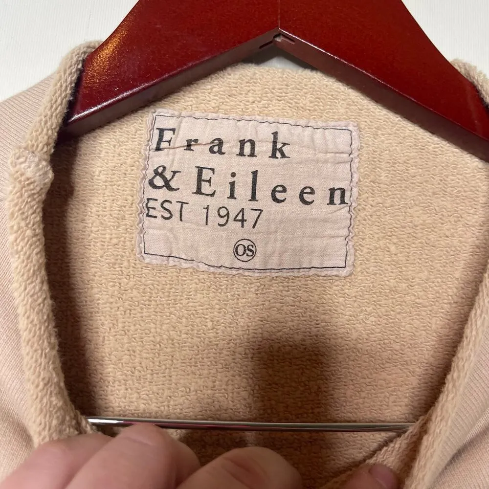 Frank & Eileen Audrey Funnel Neck Capelet in Biscotti Triple Fleece O/S - Image 3