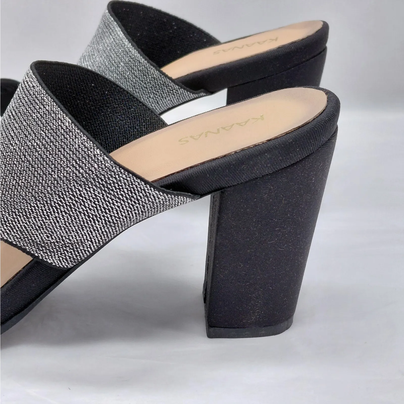 Kaanas Nottingham Womens Strappy Sandal Size 40(US 10M) Quiet Luxury Party Shoes Black - Image 4