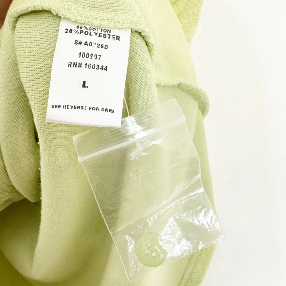 Beige Botany Women's Green Button Up‎ Mini Dress Size Large - Image 6