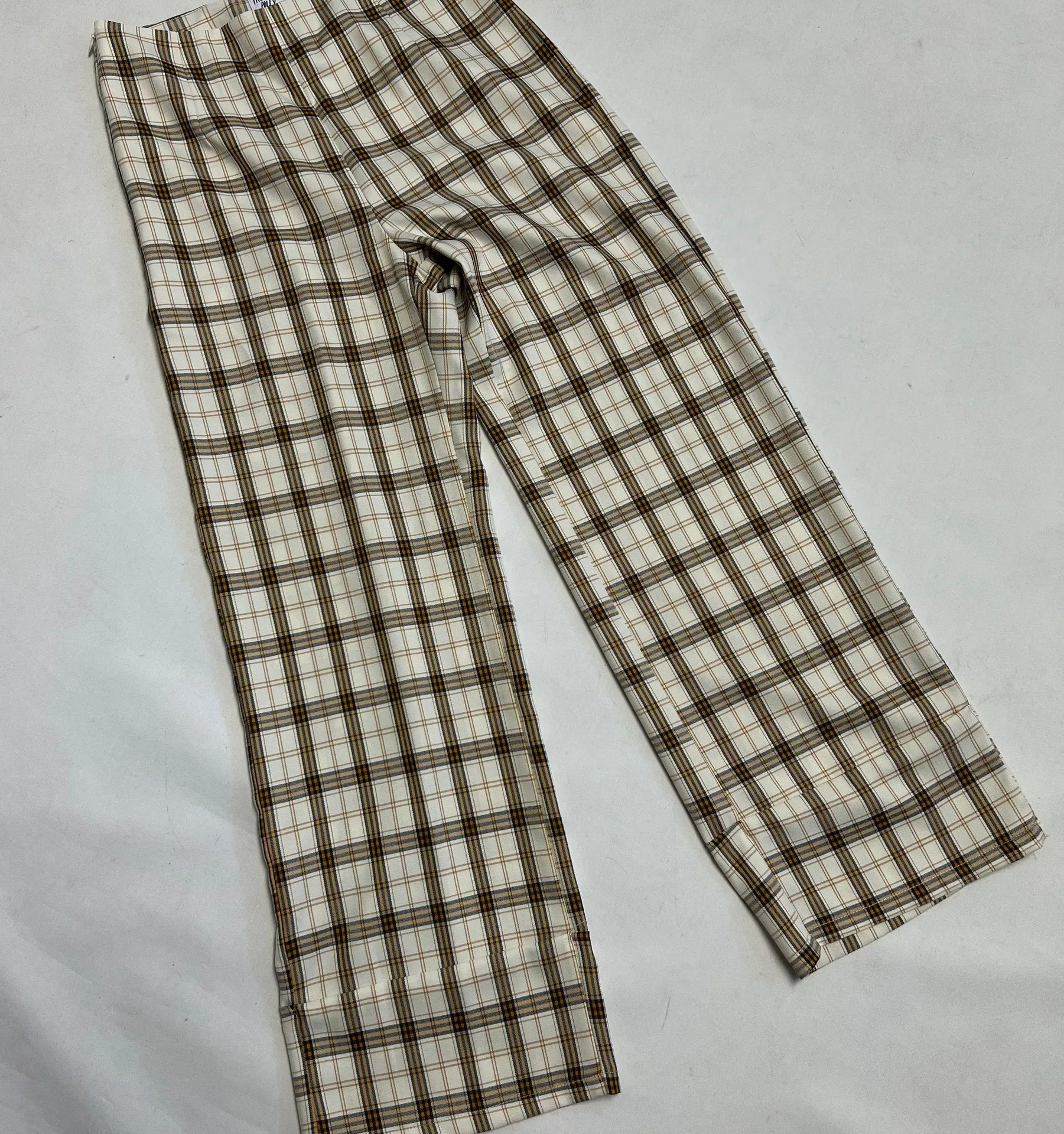 Plaid Straight Leg Pants NWOT  - Image 5