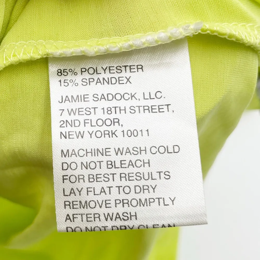 NEW Jamie Sadock Hugger Sleeveless Golf Polo Tank Green Women's Size Small Retro - Image 8