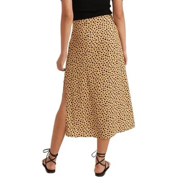 Marine Layer Ryan Cheetah slip midi skirt - Image 2