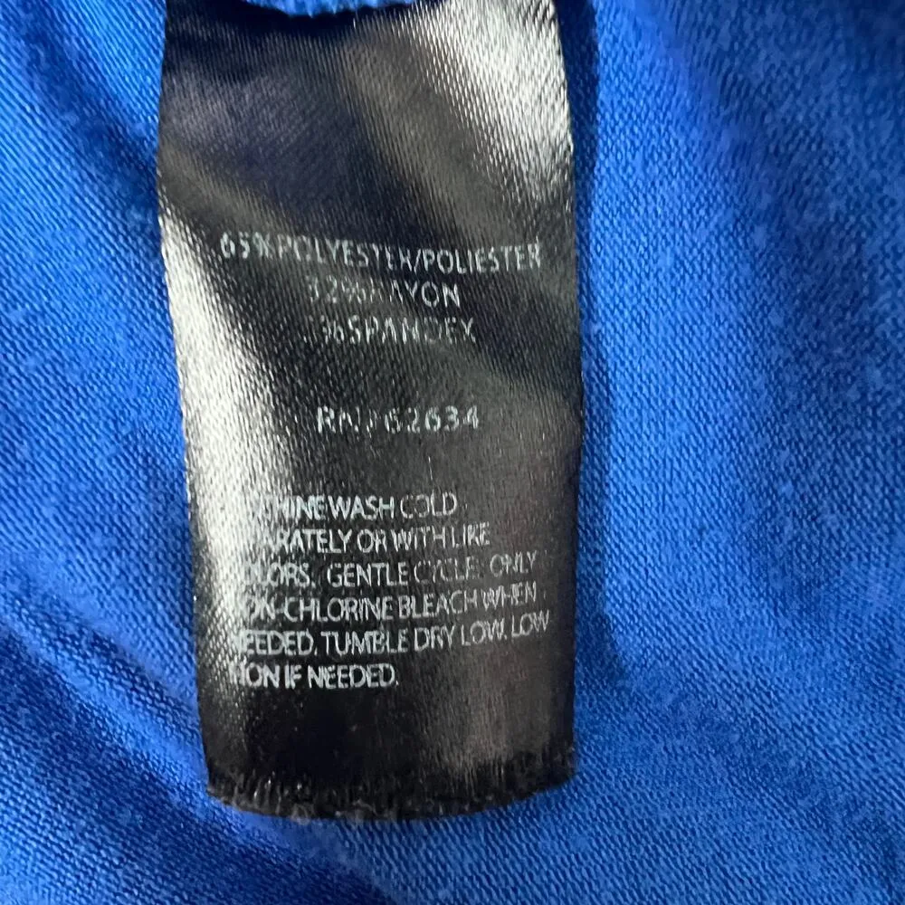 +Plus Moda Womens Maxi Dress 3X Colorblock Beachy Summer Vacation Cruise Coastal Blue - Image 10