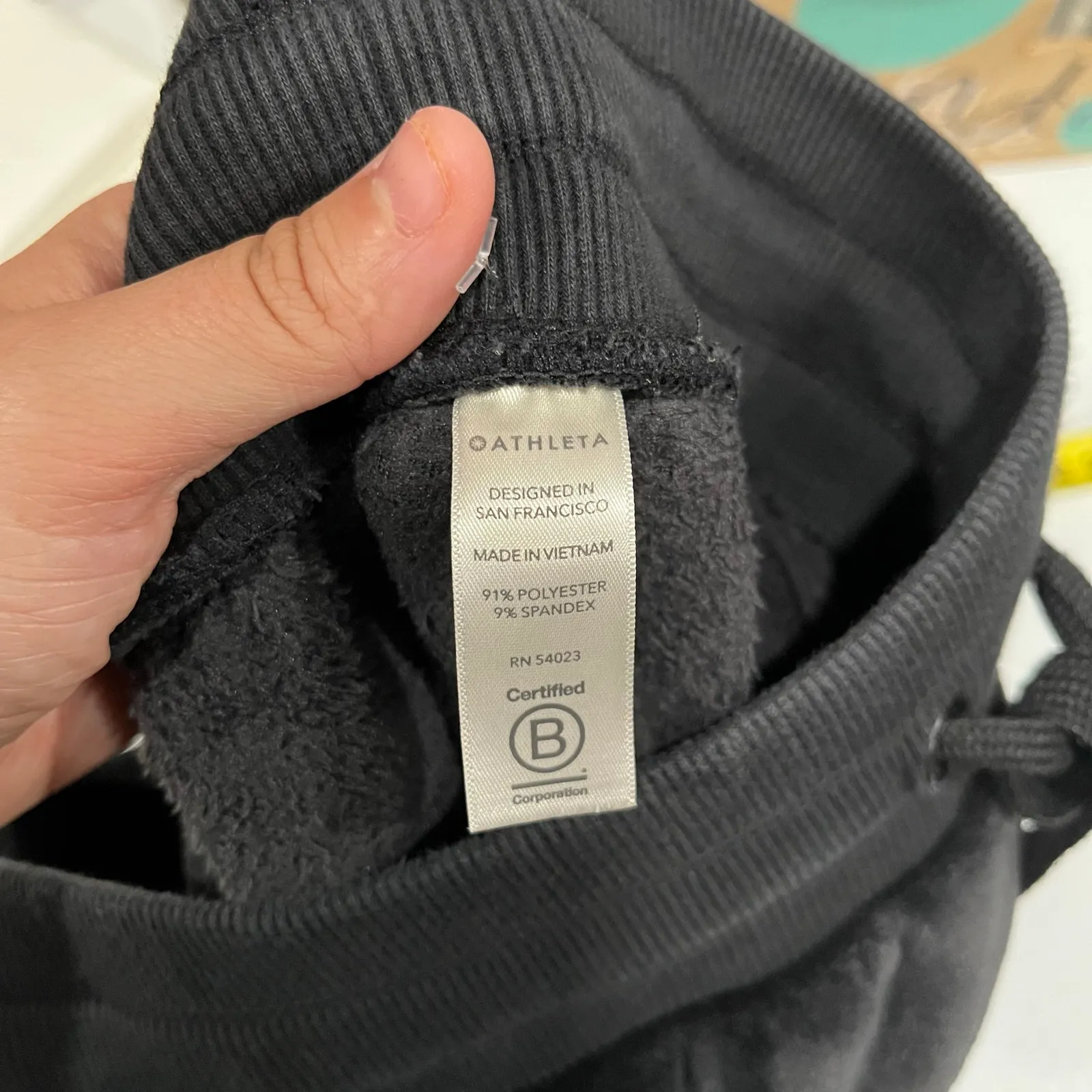 ATHLETA Double Cozy Karma Recover Jogger Pants | Black Womens XS Lounge CozyCore - Image 6