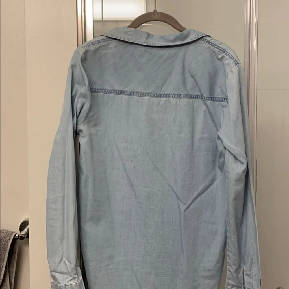 Joe’s Jeans denim lace up shirt - Image 8