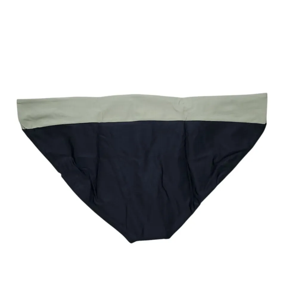 Prana Tulum Swim Bottom Black Colorblock Pink Olive Size XL Swimsuit Beach - Image 3