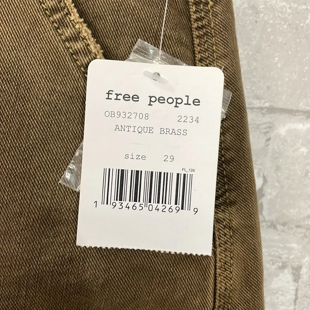 Free People Lennox Mini Skirt in Antique Brass - Image 3