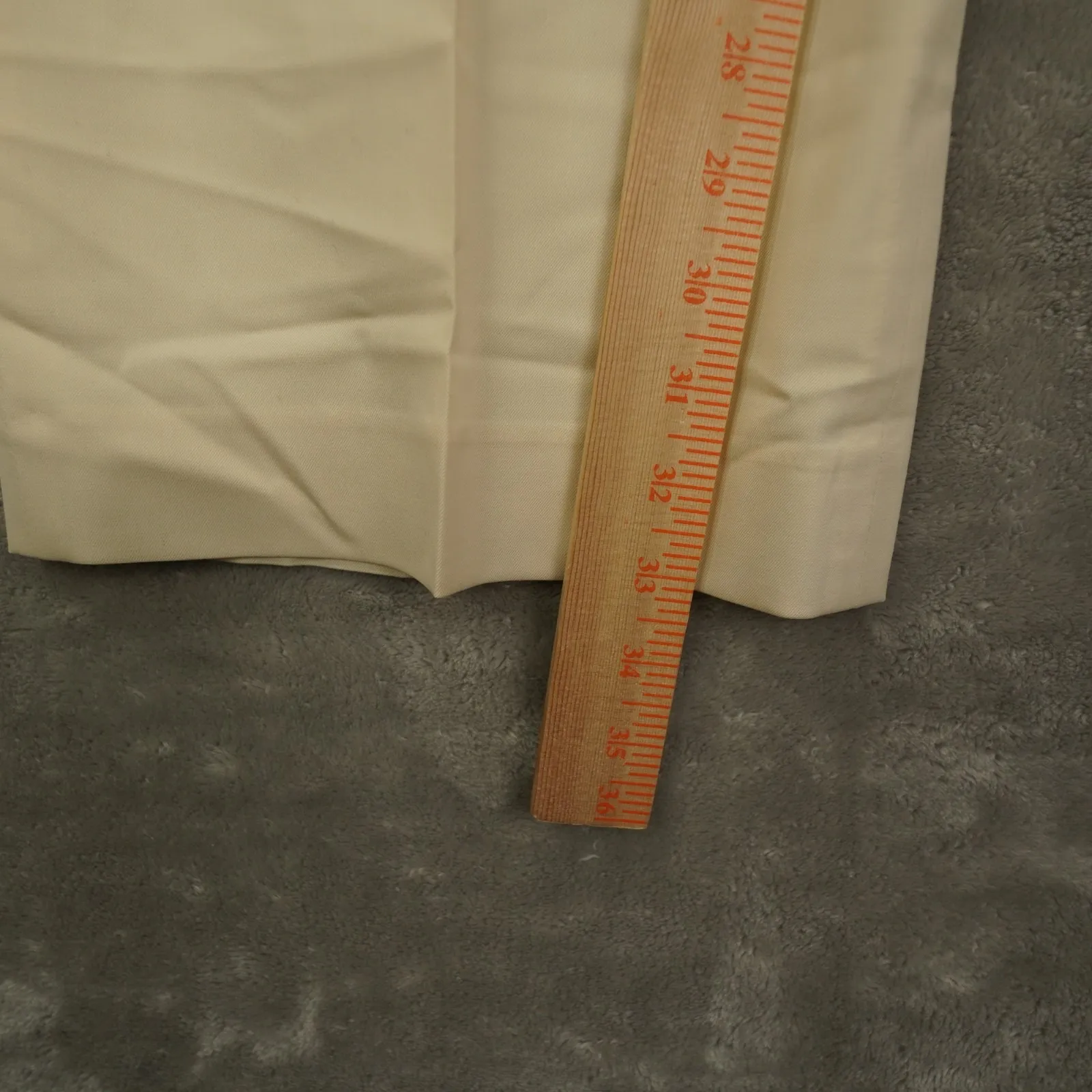 Lafayette 148 Menswear Pants Women's 12 Cream Wool Trouser Stretch City NWT - Image 6