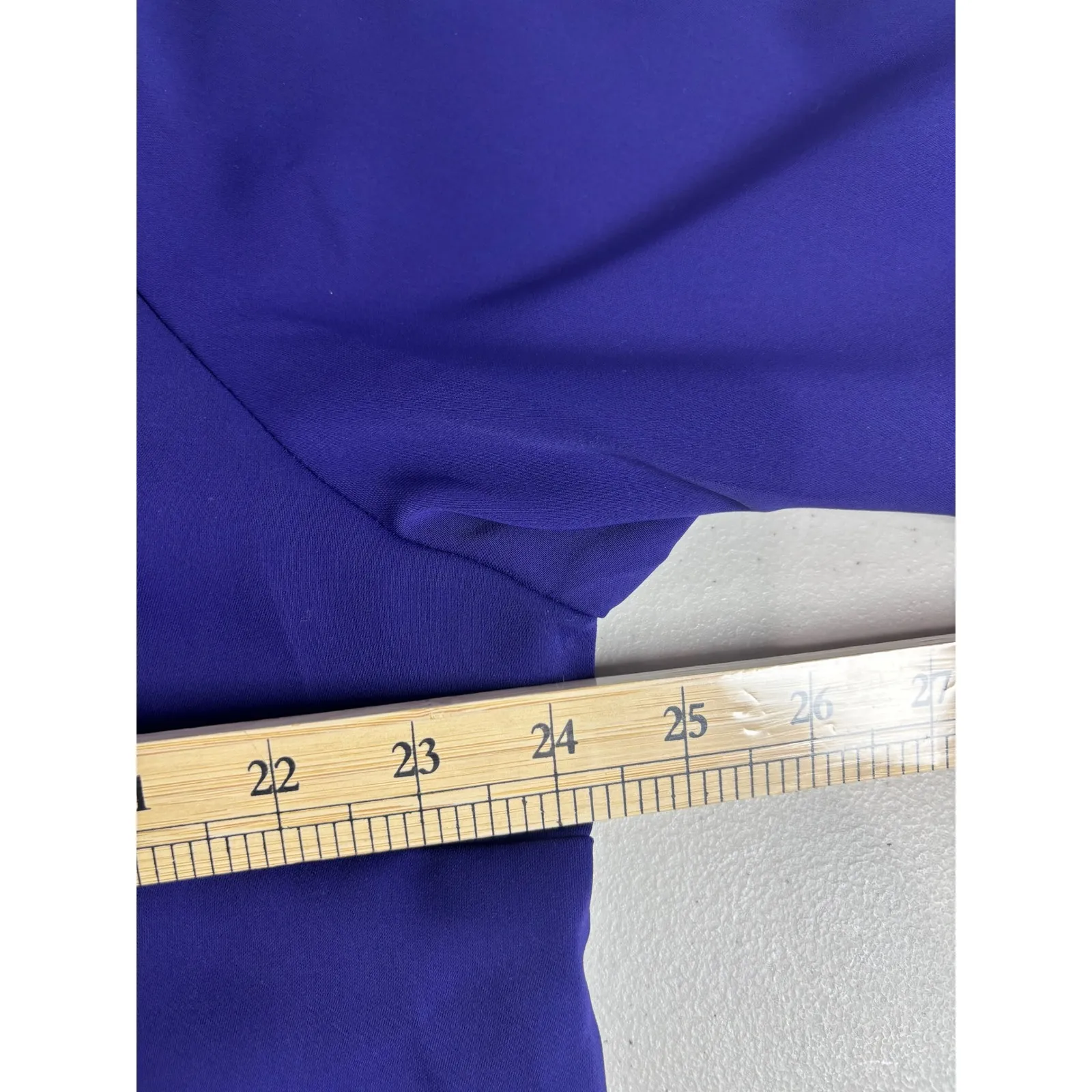 Chico's Purple Satin Pullover Tiered Sleeve 3 (16 Extra Large) Elegant Flowy - Image 7