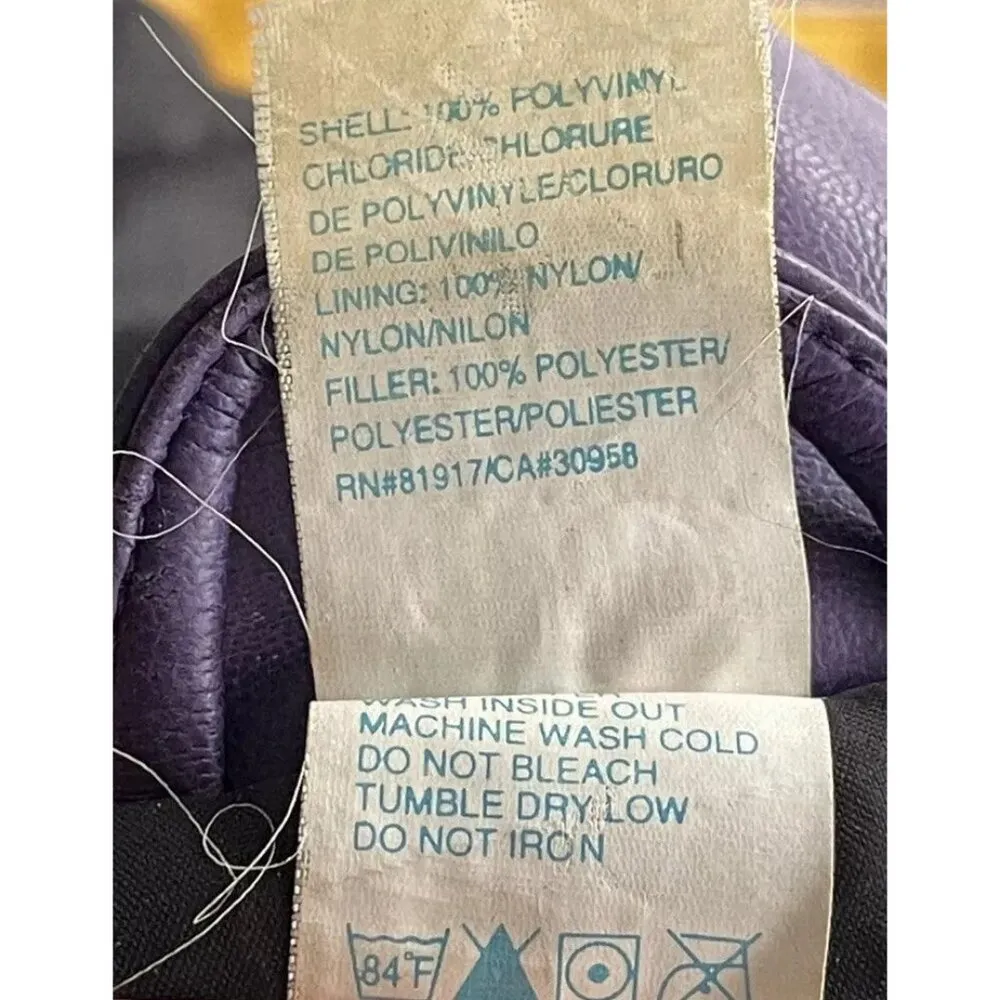 Vintage Los Angeles Lakers NBA Leather Jacket Women’s Sz XL Logo Athletic RARE - Image 14