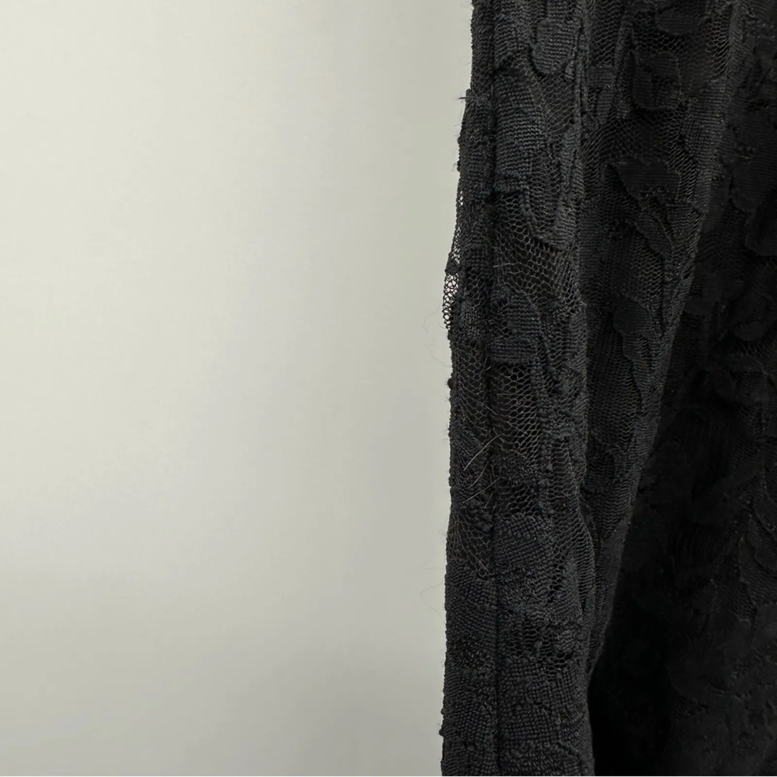 Dress The Population Gwen Black Strappy Floral‎ Lace Sleeveless Midi Dress Sz M - Image 8