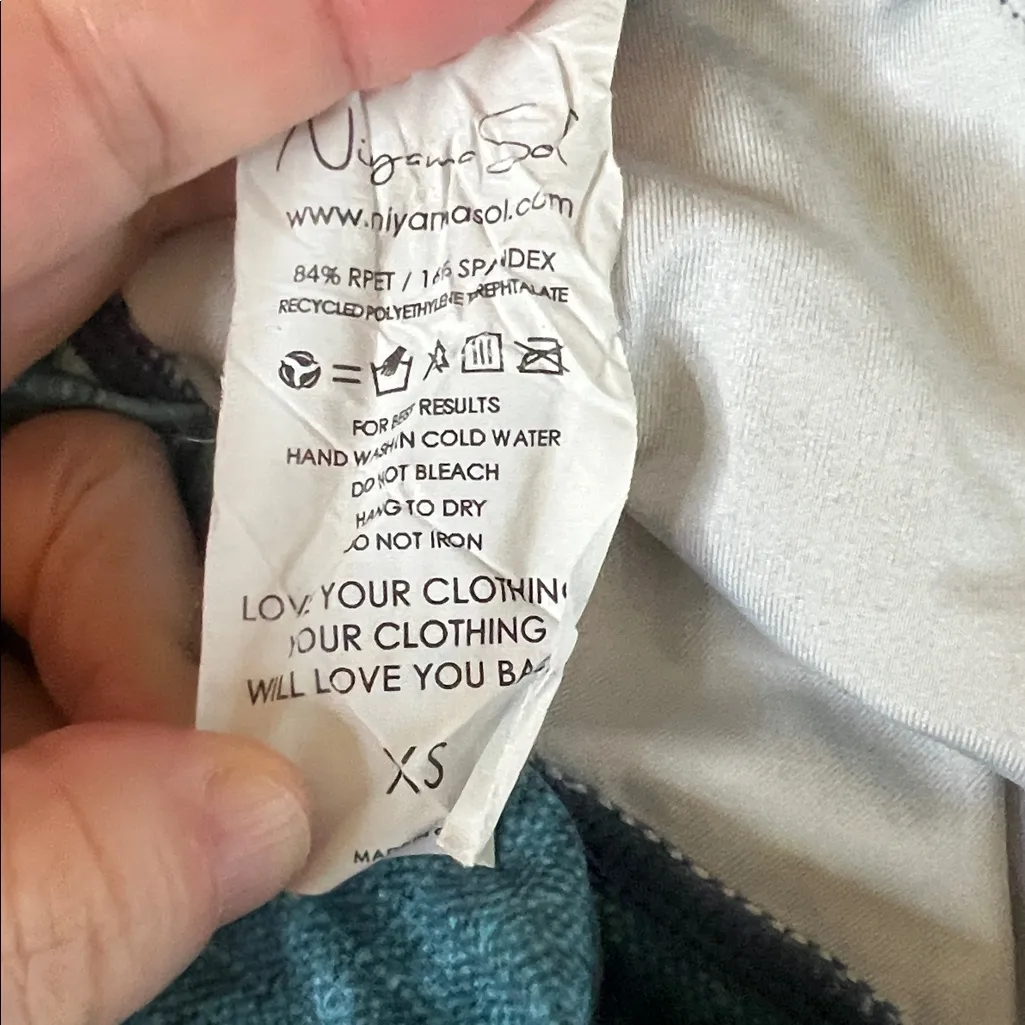 Niyama Sol Blue/Beige Ombre Legging Size XS Blue - Image 4