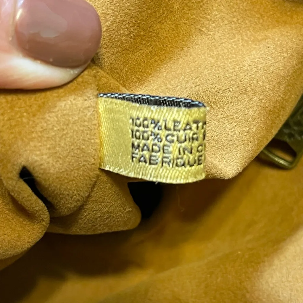 Patricia Nash Twisted Braid Tote Mizzana Toast Brown Italian Leather Bag - Image 5