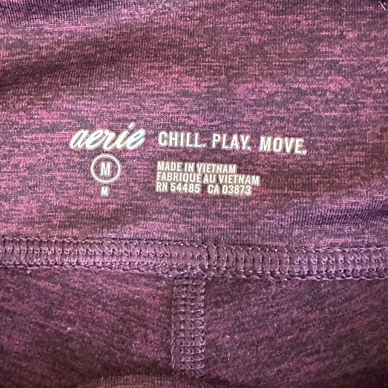 Aerie Leggings Womens M Purple High Waisted Pockets Athleisure Yoga Clean Girl - Image 6