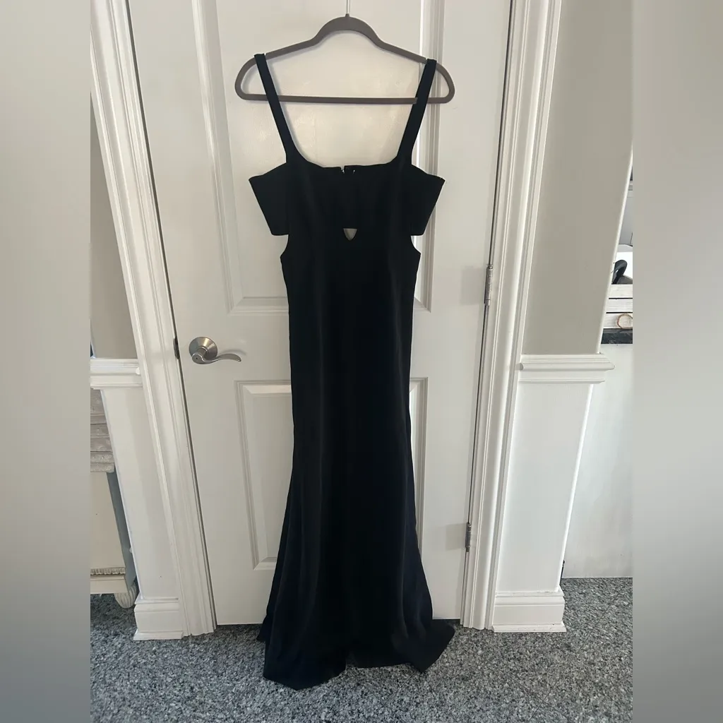 Cinq à Sept Liliane A Line Gown Black Size 6 - Image 2