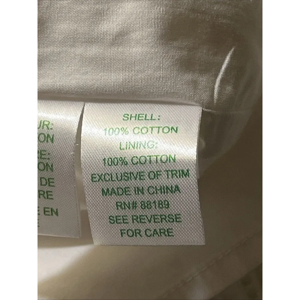 Lilly Pulitzer Shift Midi Halter Dress Eyelet Embroidery White Size 0 - Image 5