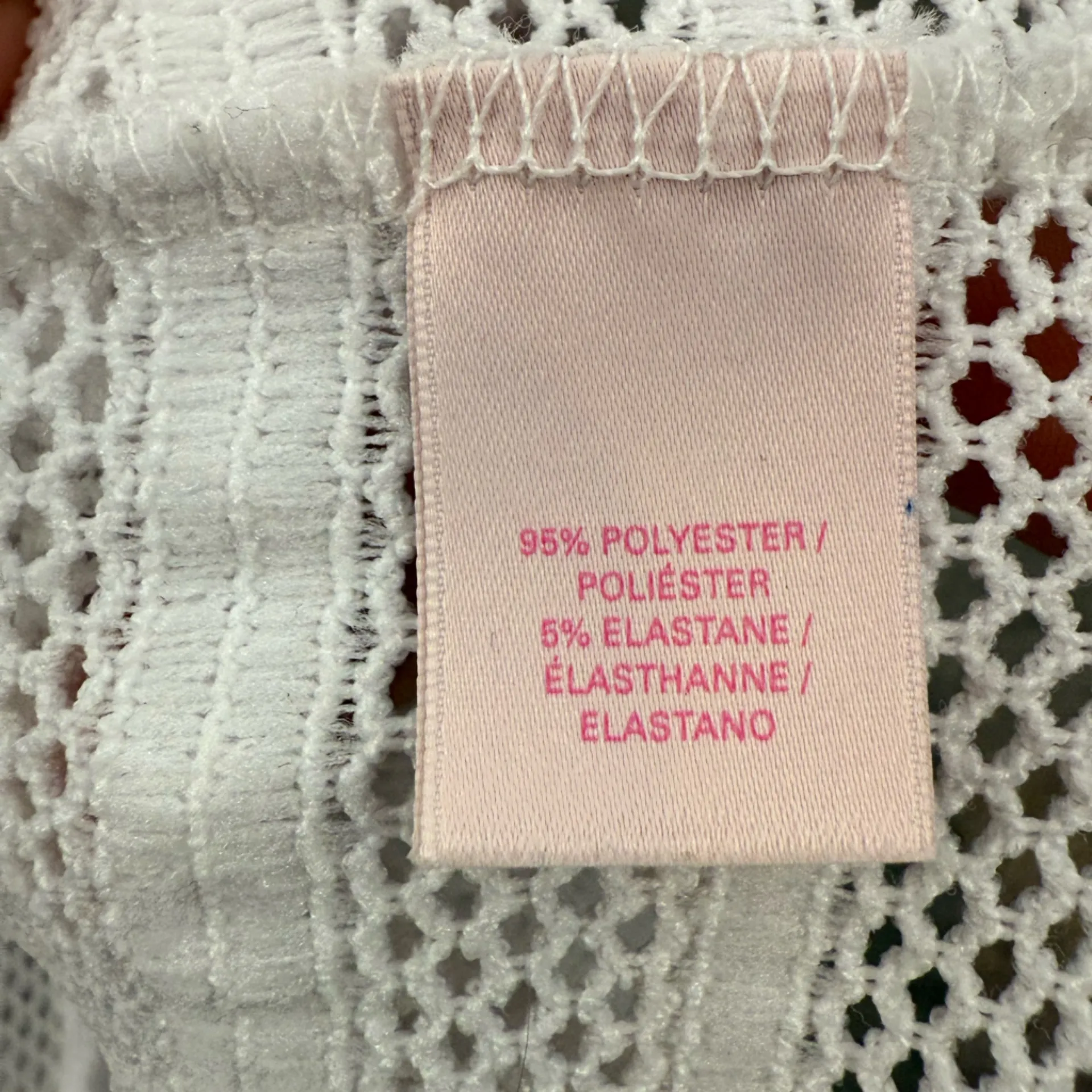 Victoria’s‎ Secret Raceback Mesh Swim Cover-Up Dress in White Size Extra Small - Image 5