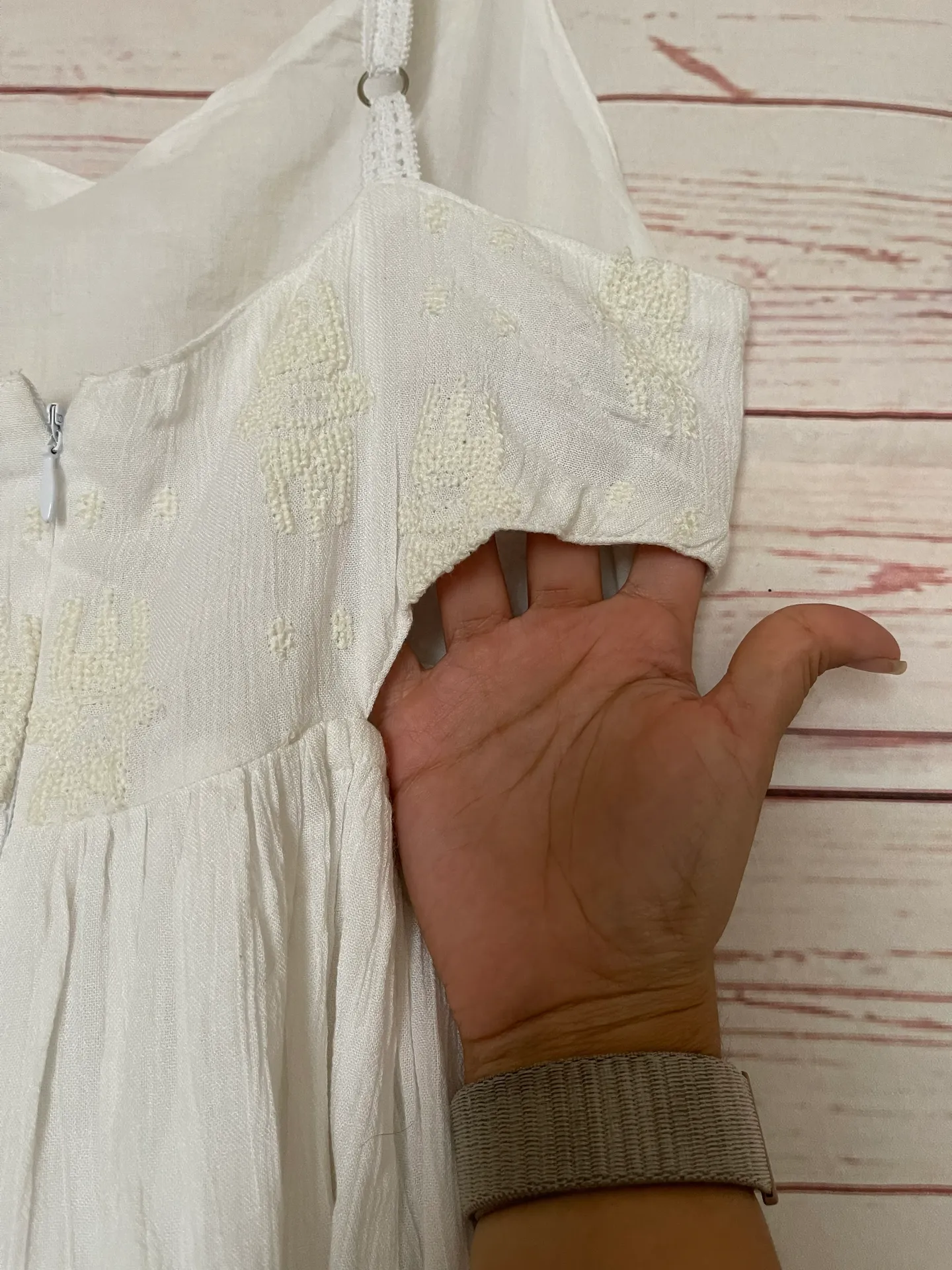 LA Made Mara Embroidery Maxi Dress - Image 8