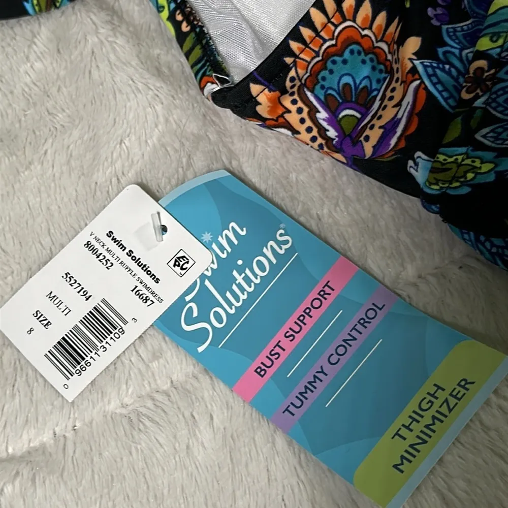 Swim Solutions Boho Paisley Multicolored V - Image 5