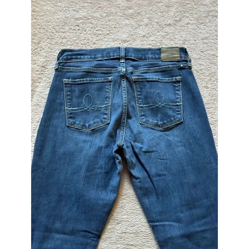 Lucky brand Women's Sofia Skinny Legging Jean Blue Denim Dark Wash Size 4‎ - Image 6