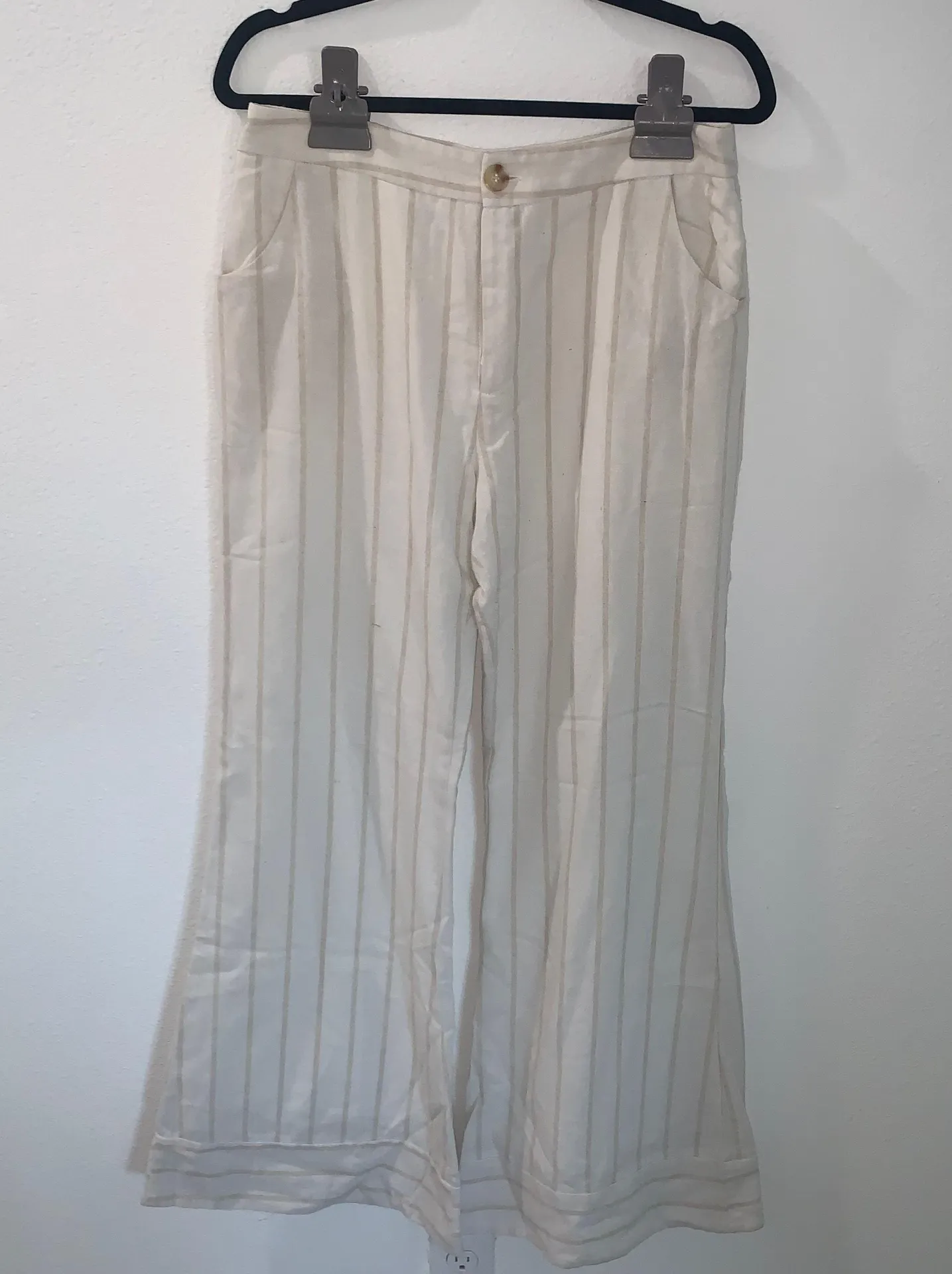 Lucca Couture Isla White Wide Leg Pants - Image 8