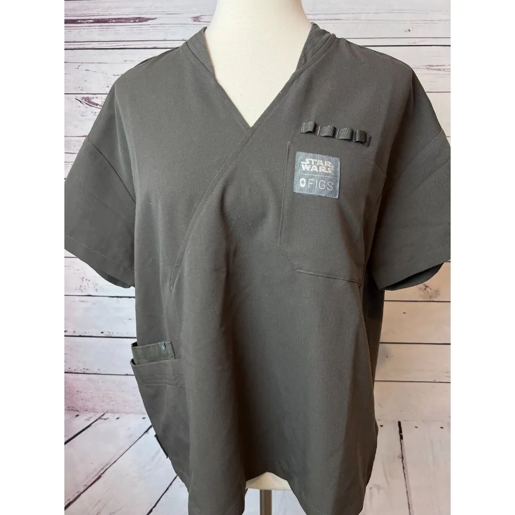 FIGS Scrub Top Star Wars‎ Shirt size Medium Limited Edition 1000052 Nursing - Image 6