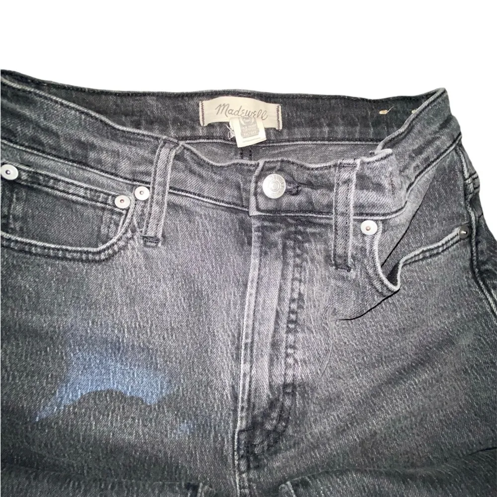 Madewell The Perfect Vintage Straight Jean in faded black size 25T - Image 6
