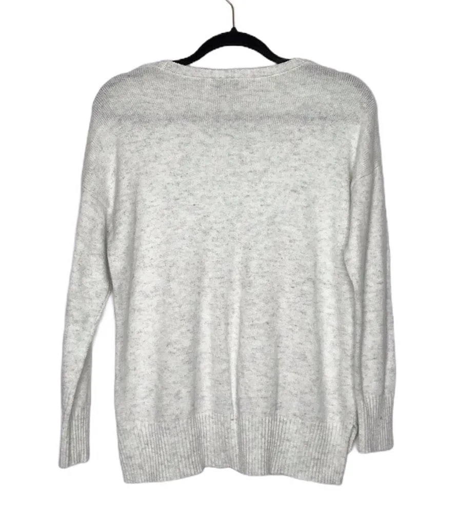 -Cream Crew neck Sweater-Sz LP - Image 2