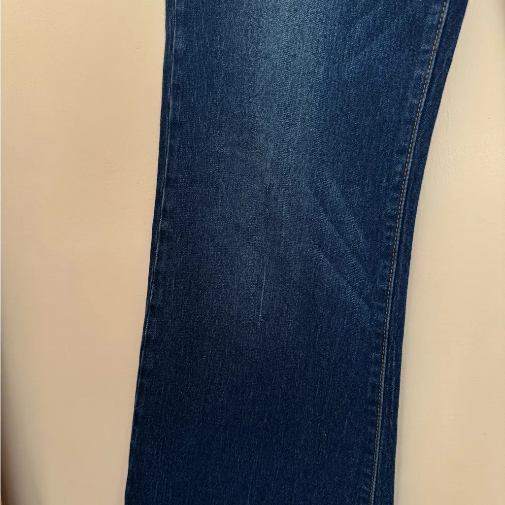 Umgee High Rise Flare Jeans Womens Size 7 Dark Wash Stretch Denim Boutique J4023 - Image 6