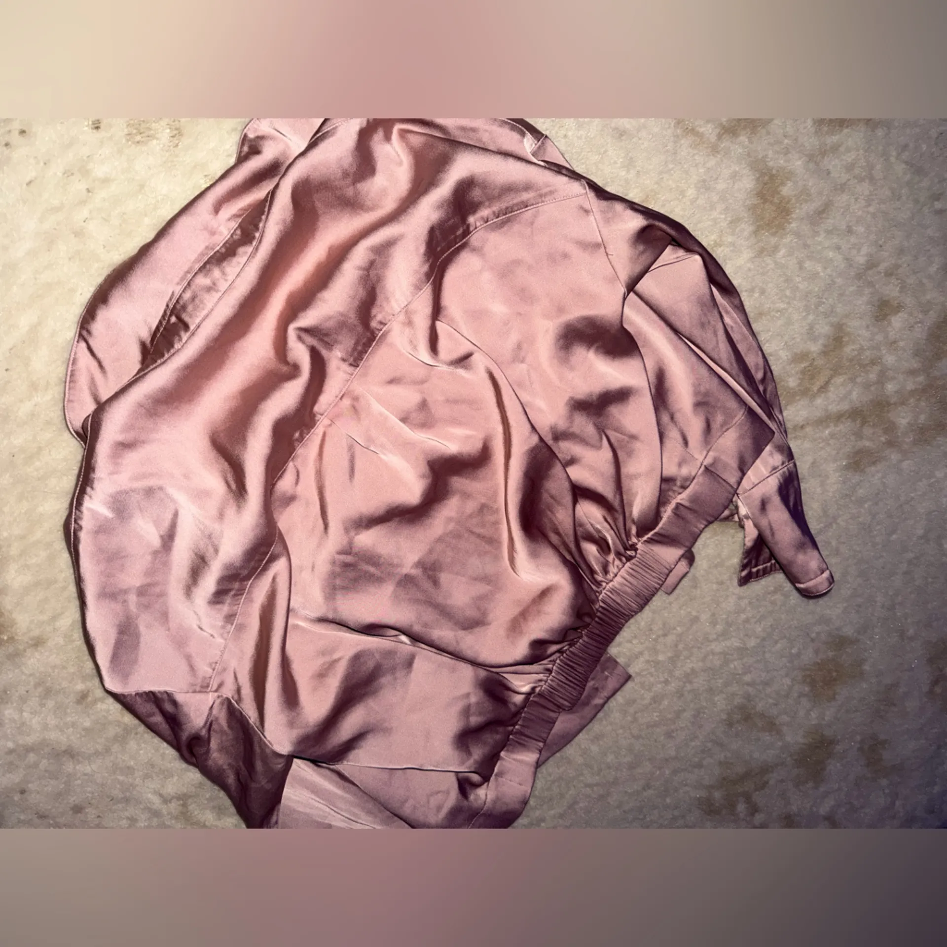 Parker
Women's Shari Bomber Jacket xs $220 pink bow satin casual classic - Image 5