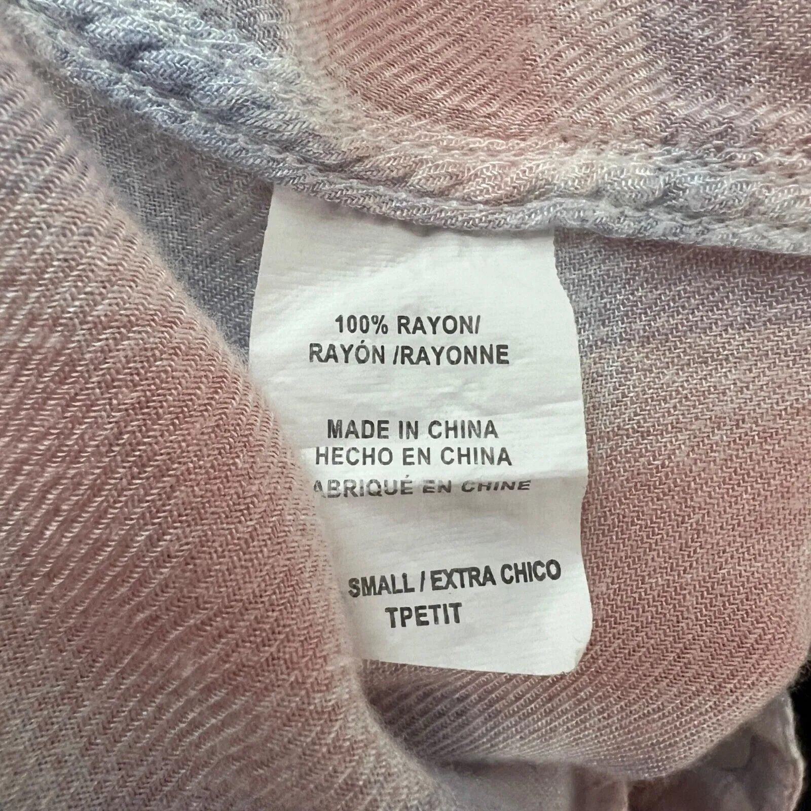 Rails Shirt‎ Womens XS Orange Blue Plaid Kendra Button Up Flannel Casual Street - Image 8