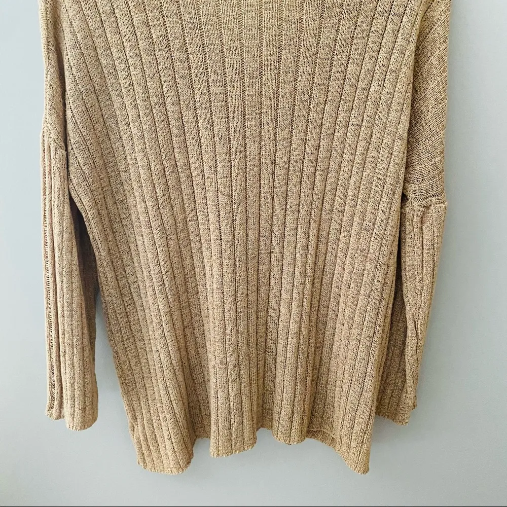 EARTHBOUND V-Neck Sweater Tan Sz Small - Image 2